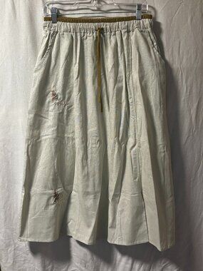 Grey Green womens all season maxi skirt size medium